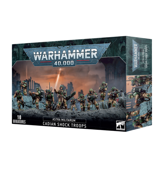 Warhammer 40,000 Astra Militarum Cadian Shock Troops