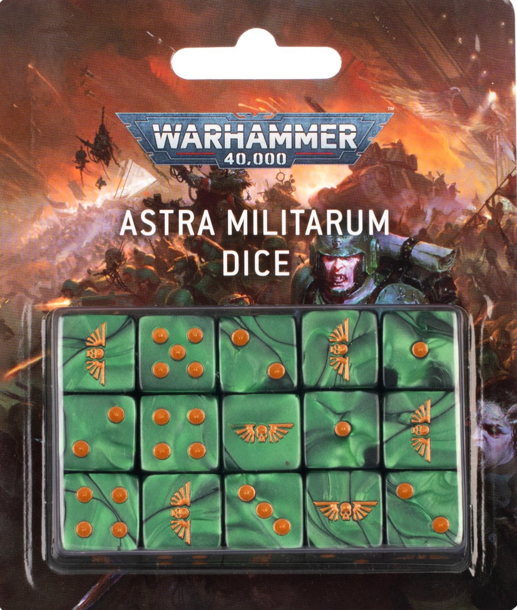 Warhammer 40,000 Astra Militarum Dice Set