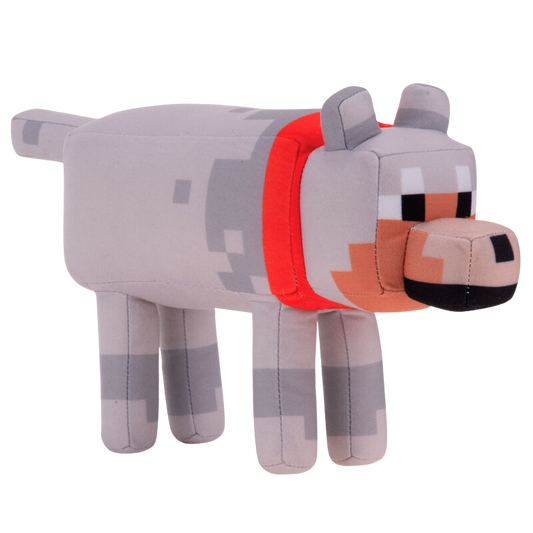Minecraft Tamed Wolf plush toy 29cm