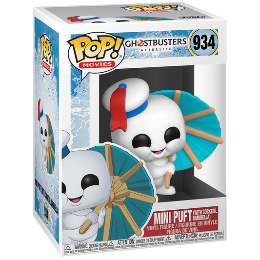 Funko Pop Vinyl Ghostbusters Afterlife Mini Puft With Cocktail Umbrella