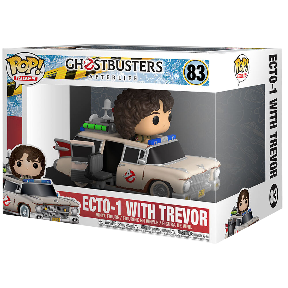 Funko Pop Vinyl Ghostbusters Afterlife Rides Ecto 1 With Trevor