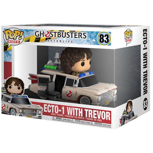 Funko Pop Vinyl Ghostbusters Afterlife Rides Ecto 1 With Trevor