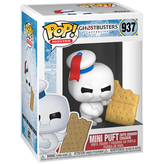 Funko Pop Vinyl Ghostbusters Afterlife Mini Puft With Graham Cracker