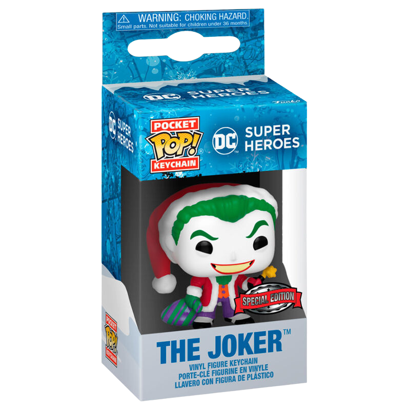 Pocket POP Keychain DC Comics Holiday The Joker Exlusive