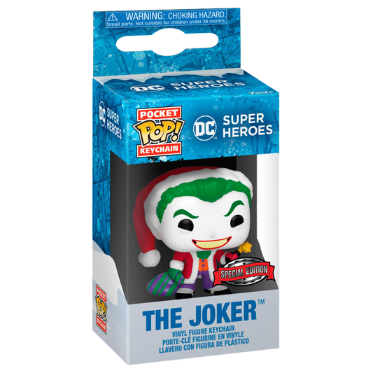 Pocket POP Keychain DC Comics Holiday The Joker Exlusive