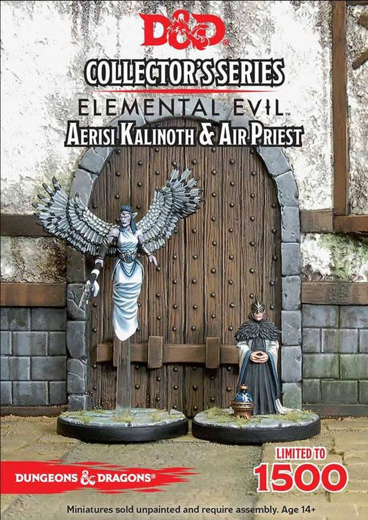 D and D Collector's Series Elemental Evil Aerisi Kalinoth and Air Priest
