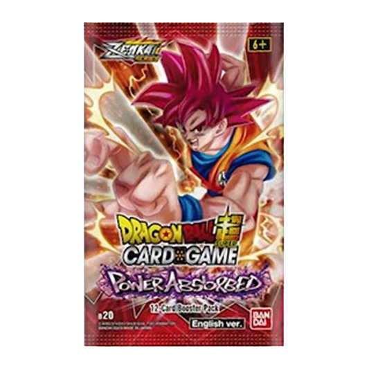 Dragon Ball zenkai Power Absorbed booster pack