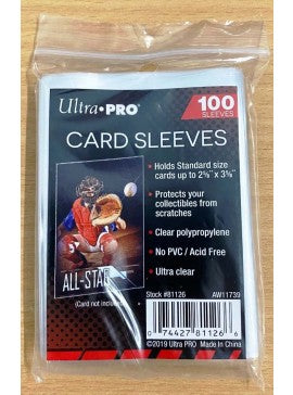 Ultra Pro Clear Card Sleeves 100 pack